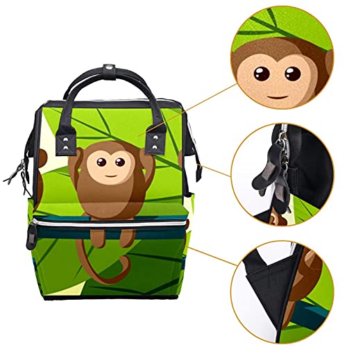 Sacos de fraldas de macaco da selva