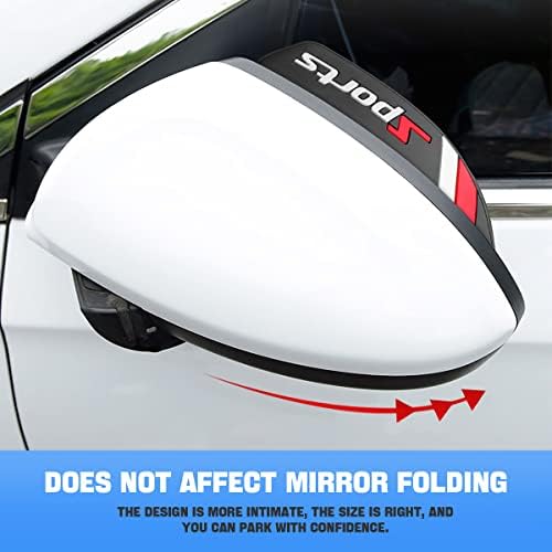 2PCS Car Mirror de Rain Retail Rearbroels, espelho de chuva lateral de PVC de PVC, Esportes de Rain Sports Retroce espelho Visor