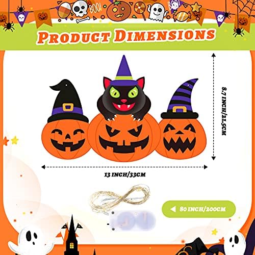 Redbaker Halloween Pumpkin Wood Salt Signing Decoração de madeira de Halloween com abóbora e Black Cat Halloween Pumpkin Wooden