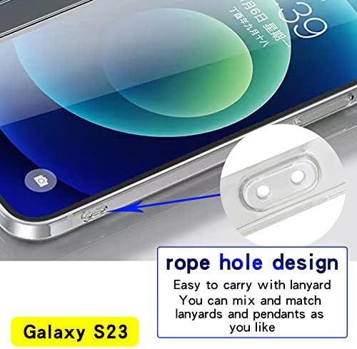Caixa de espelho de bling walaivgne para Samsung Galaxy S23, capa de telefone de strolé de brilho com protetor de lente