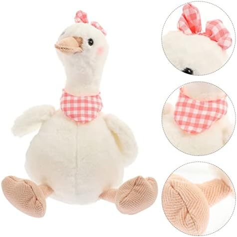 Toyvian Plush Duck Doll Byled Animal Toy Kawaii Toys de pato macio Toys de travesseiro de almofada para meninos Favora presentes