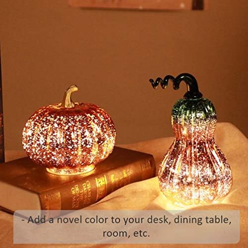 ASALADI HALLOWEEN LED GLAT PUMPINAL Light Battery Operou LED Lights de abóbora Decoração de mesa para Halloween e Decoração de Ação