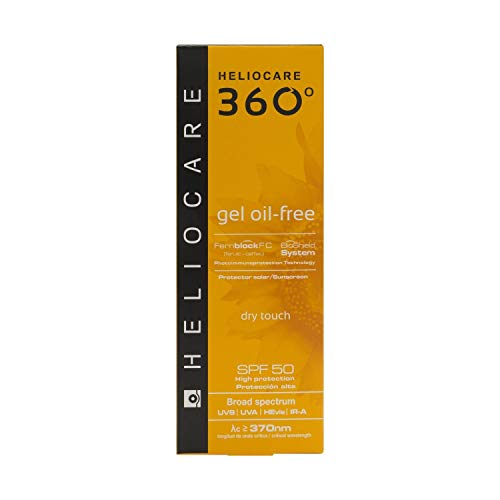 Heliocare 360 ​​SPF 50+ Gel sem óleo 50ml - Raios UVA e UVB Protetor - Sun Care - Espanha