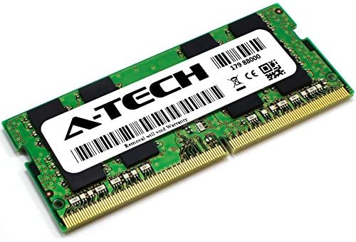 RAM de memória A-Tech de 32 GB para Dell Precision 5530-DDR4 2666MHz PC4-21300 NON ECC SO-DIMM 2RX8 1.2V-Módulo de