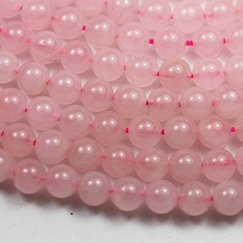 Minchas de quartzo rosa para fabricação de jóias para rosa quartzo jóias de cura de jóias jóias chakra cristal judeu suprimentos de befra 15,5 polegadas cerca de 58-60 contas