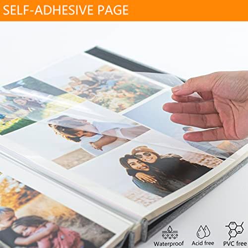Álbum de fotos páginas para auto adesivo para 4x6 5x7 8x10 Imagens álbuns de fotos de scrapbook magnético com páginas adesivas