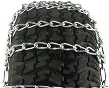 A ROP SHOP | 2 Corrente de pneus de ligação para Toro 18x8.5x8 Frente e 26x11x12 Tractor de pneu traseiro