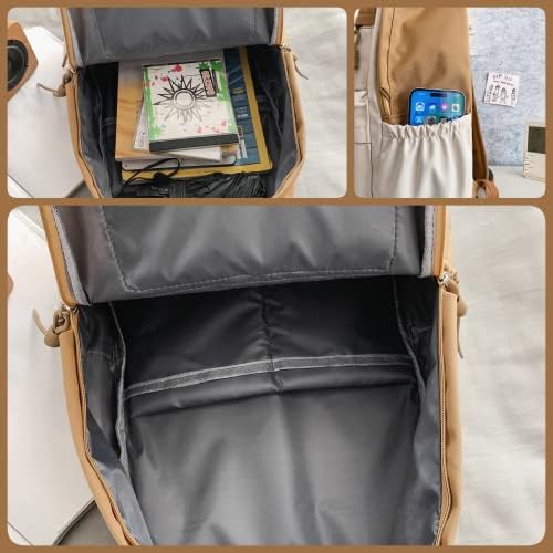 Mochilas de laptop resistentes à água saltada para mulheres Backpack Backpack Bag Satchel Grey Grey