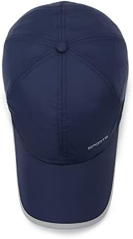 Clakllie Mesh Base de beisebol respirável Rápula de chapéu de moda esportiva rápida Running Cap Protection Sun Hats for Daily Outdoor