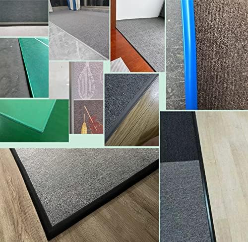 Faixa de transição de piso Auto adesivo de pvc tira de borda de carpete, blacwhite cinza azul verde sem costura