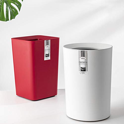 Neochy Indoor Dustbins latas de latas de latas de estar de estar para casa de trabalho latas de lixo-lixo-camada-camada