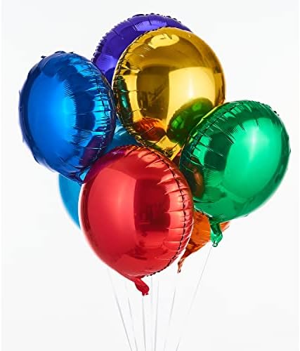 Balão de foil de forma preto de 18 polegadas de 18 polegadas, 10pcs Mylar Helium Balloons Balloons Star Balloons for Party Decoration