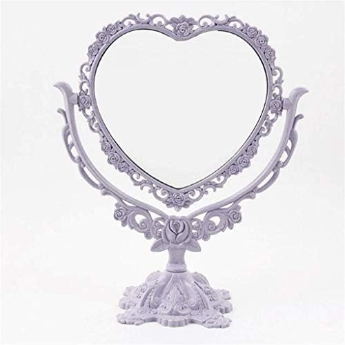 Espelhos lxdzxy, espelho de maquiagem retrô espelhado, espelho de decoração de recorte de garotas espelho espelho à prova