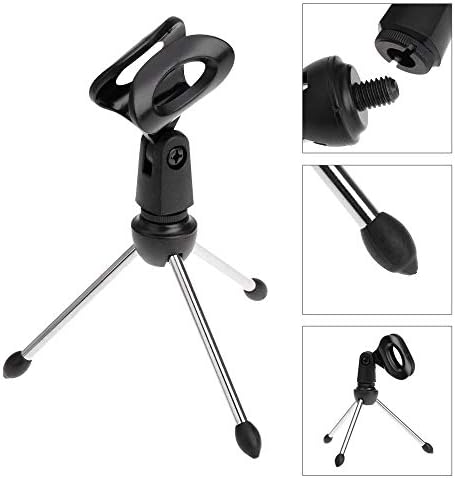 ZPLJ Stands Desktop Mic Microfone Tripé Suporte do suporte