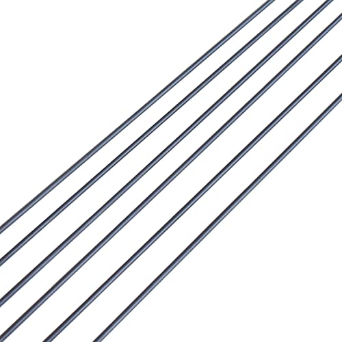 6pcs 1,5 mm hastes de fibra de carbono 1,5x300 mm, tubo de fibra de carbono sólido, 2/3/4mm disponível