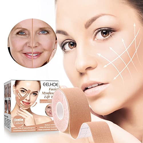 Obtenha óleo facial, face facial de aperto facial face, elevando o queixo apertado v face em forma de rosto respirável levantando