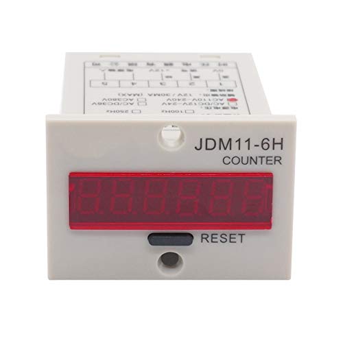 TWTADE/ 110-220VAC LED Display Auto Counter Digital 0-9999999 6 dígitos + Hall Distância do interruptor do sensor de proximidade 10cm NPN NO + US-JSQ + GD + CT 10mm