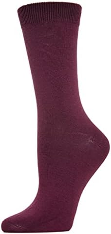 Memoi Linked Bamboo Blend Crew Socks