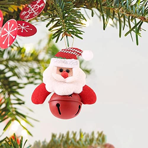 Decorações de Natal Presente Árvore de Natal Urso Deer Snowman com Bell Pequeno Gnomos de Valentine em miniatura