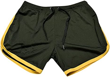 Malha masculina masculina, shorts de teletransporte de praia sexy e respirável e respirável, estilo casual da moda