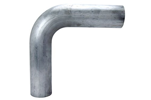 HPS 2-3/8 OD, tubulação de cotovelo de alumínio dobrada de 90 graus, comprimento da perna de 6 de cada lado, 3 1/8 CLR, 6061