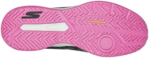 Skechers Women's Viper Court-Tribunal-Indoor Sapatos de Pickleball Outdoor com Arch Fit Support Sneakers