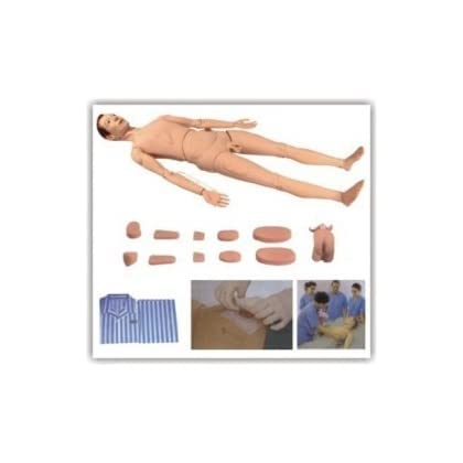 AjantaExports Basic Combination Enferming Manikin Ferramenta de treinamento para educação de enfermagem simula vários procedimentos de enfermagem