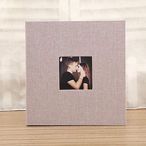 Hot Creative Linen Capa Imagem Álbum Auto-adesivo filme Diy Handmade Memory Foto Book Home Birthday Decor Love Prese