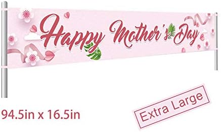 Feliz Banner do Dia das Mães, decoração da festa do dia das mães, suprimentos do Dia das Mães, Decoração de Banner do Feliz Dia