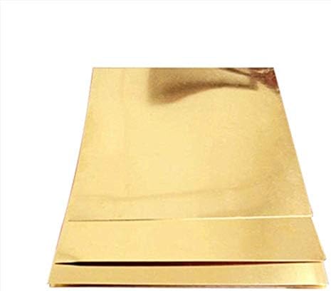 Placa de folha de metal de metal de chapas de cobre Yuesfz, uma placa de gravação de cobre fina que vem em 3 tamanhos