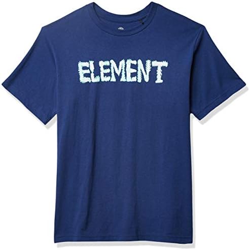 Camise de manga curta de elementos de elemento masculino