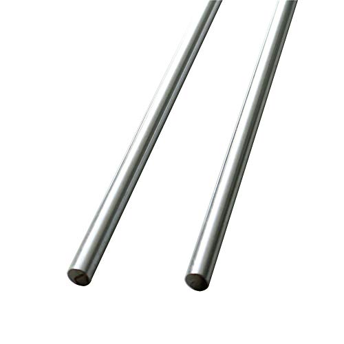 2pcs haste de rolamento linear 10 mm x 600 mm rolador de aço trilho de cilindro linear eixo óptico G6 Diâmetro de precisão de 10 mm