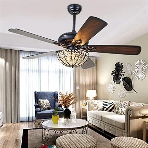 Luzes de ventilador de teto de Zsedp Office Quarto Bedroom Lâmpadas de ventilador Luzes Fan Lights Home Freptle