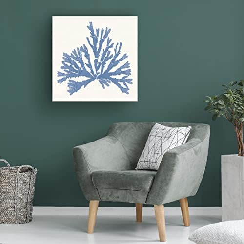 Marca registrada Bine Art 'Pacific Sea Mosses IV Blue Light' Arte de tela por portfólio de maçã selvagem 18x18