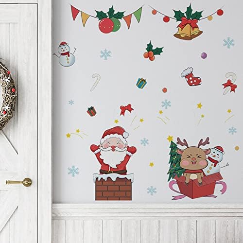 Adesivo de parede de natal adesivo doméstico adesivo decorativo adesivo de parede banheiro decoração decoração de decoração adesivos de zoológico para crianças