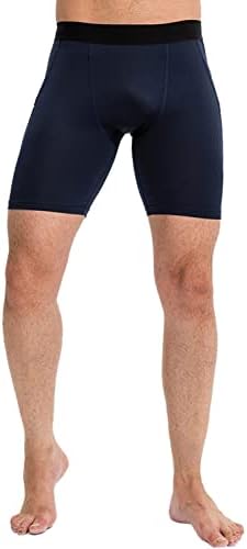 Shorts de compressão de yuerlian masculino
