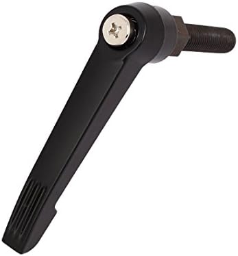 Aexit M12x95mmx50mm Metal Peças e acessórios Male Thread Afformable Machinery Accessories Butt Black Black