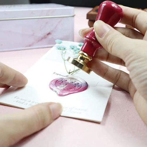 Gpeal 80 peças coloridas coloridas lascas de cera de cor para cera selo selo selo de rosa metálica lima vedação de cera Convites