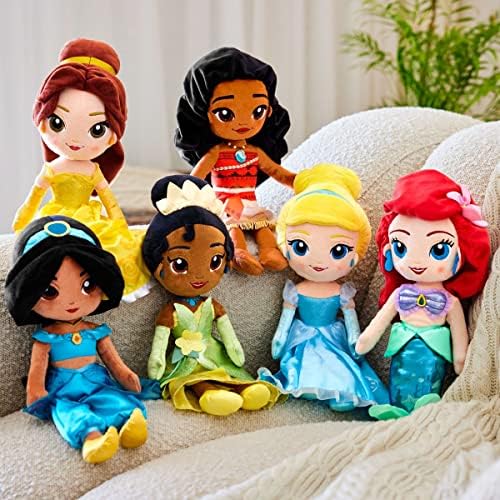 Disney Cinderella Plush Doll, Cinderela, Princesa, loja oficial, Adorável de pelúcias e presentes de brinquedos macios,