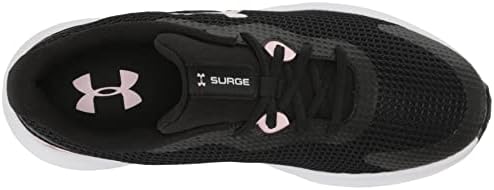 Under Armour Women's Surge 3 -Sapato de corrida, preto/rosa/primo rosa, 8