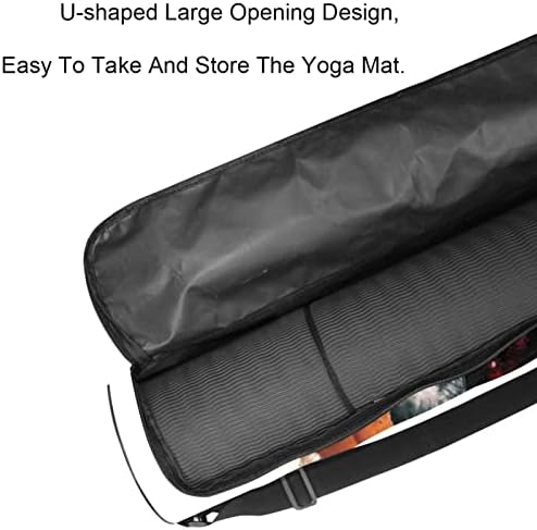 Adesivo Parede Buraco Gato 97 Buraco Yoga Mat Carrier Bag com alça de ombro de ioga bolsa de ginástica Bolsa de praia