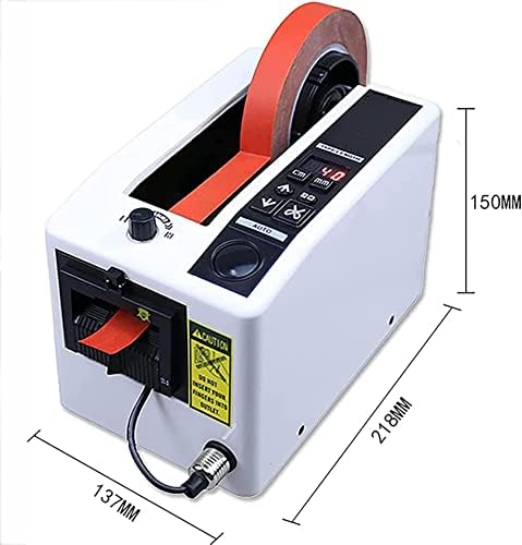 Distribuidor de fita manual/automático Seveez, comprimento de corte de 20-999mm, largura de fita de 8-50 mm, máquina