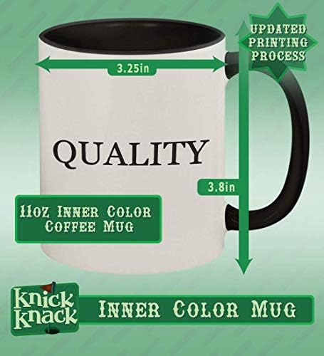 Presentes Knick Knack Got Robinet? - alça de cor cerâmica de 11 onças e copo de caneca de café interno, preto