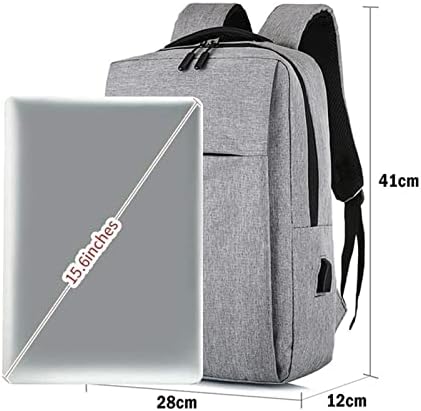 WDBBY 15,6 polegadas laptop Pacote Backpack de ombro de negócios leve, viagens à prova d'água