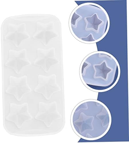 Excetiaty 5pcs decoração sabonete de geléia de cuba para lançar o cubo de silicone vazio artesanato tridimensional e design decors