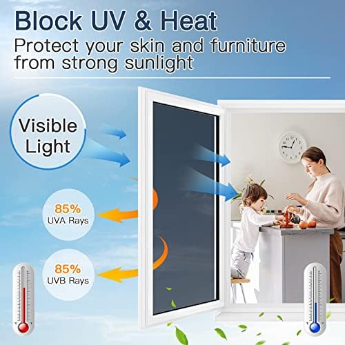 Haton One Way Window Privacy Film Janela Tinging Film para Office Sun Bloqueio de calor Controle de calor Anti-UV