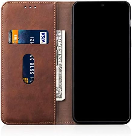 Caso lbyzcase para Samsung Galaxy S20 5G 6.2 , dobrar a capa de telefone protetora à prova de choque da carteira de couro com ranhuras de cartas e fechamento magnético para Galaxy S20 [6,2 polegadas]