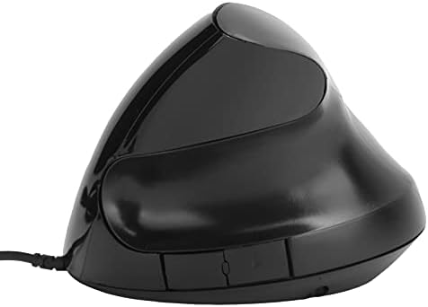 Mouse ergonômico, mouse USB vertical com fio digital, mouse óptico vertical de 1600 dpi, 5 botões de gabinete de gabinete de gabinete