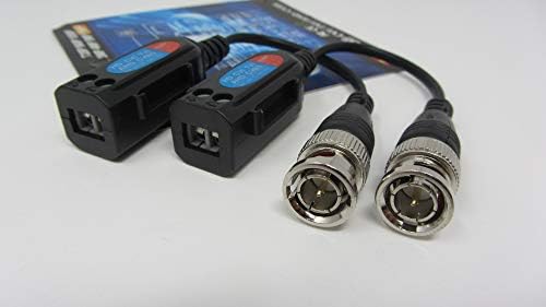 Peças de 1 canal Câmera passiva CCTV BNC Video Transceiver Balun para Sistema de Câmera de Segurança - BNC para UTP CAT5