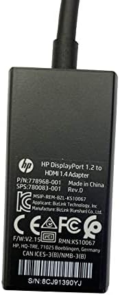 HP DisplayPort para HDMI 1.4 Adaptador para PC